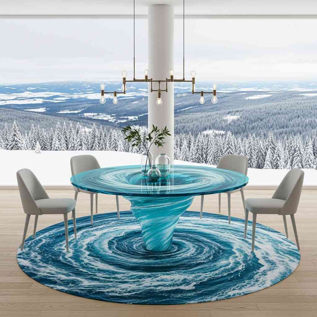 The Hypnotic Magic of Water Vortex Coffee Tables: Art That Flows ...