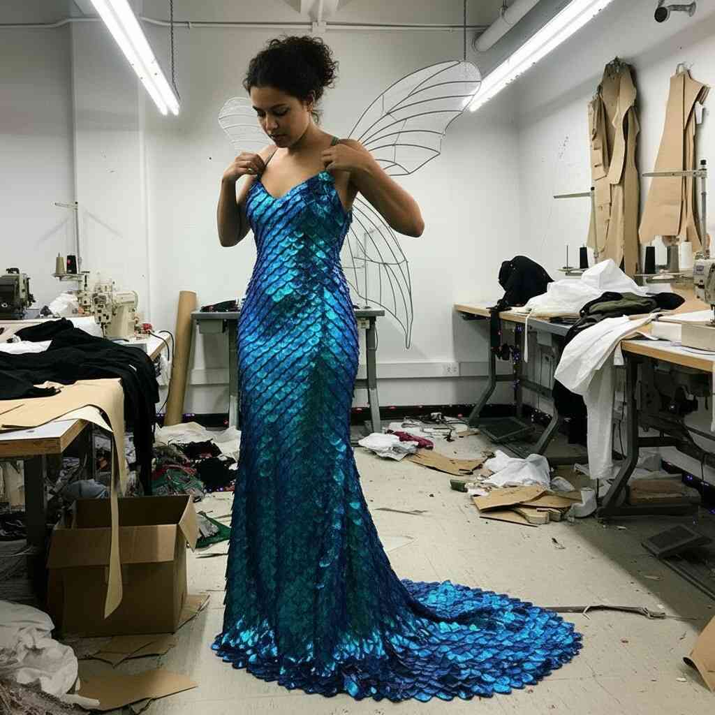 Dragon Scale Themed Dress: Myth, Craft, and Symbolism in Modern Design -  Inspiring Designs
